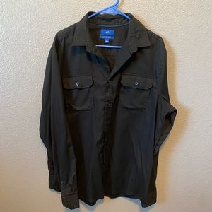 Mens XL BLACK button shirt. Worn less than a handful. Soft, comfortable!